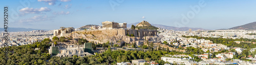 Athens skyline panorama with view of the Acropolis