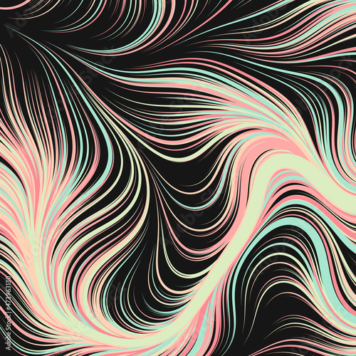 Abstract Perlin Noise Geometric Pattern generative computational art illustration
