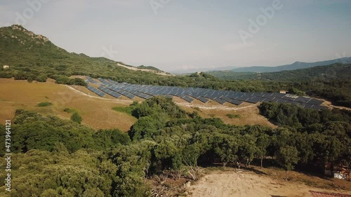 Parco solare vicino a Propriano