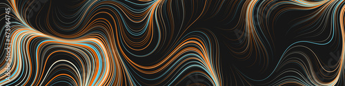 Abstract Perlin Noise Geometric Pattern generative computational art illustration