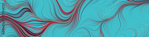 Abstract Perlin Noise Geometric Pattern generative computational art illustration