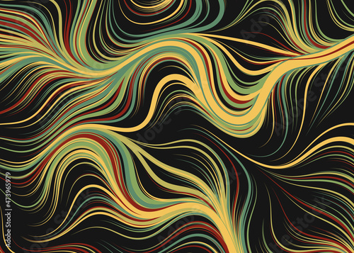 Abstract Perlin Noise Geometric Pattern generative computational art illustration