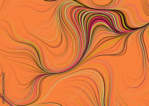 Abstract Perlin Noise Geometric Pattern generative computational art illustration