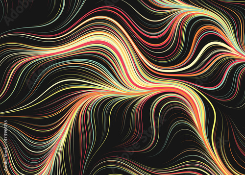 Abstract Perlin Noise Geometric Pattern generative computational art illustration