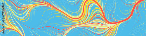 Abstract Perlin Noise Geometric Pattern generative computational art illustration