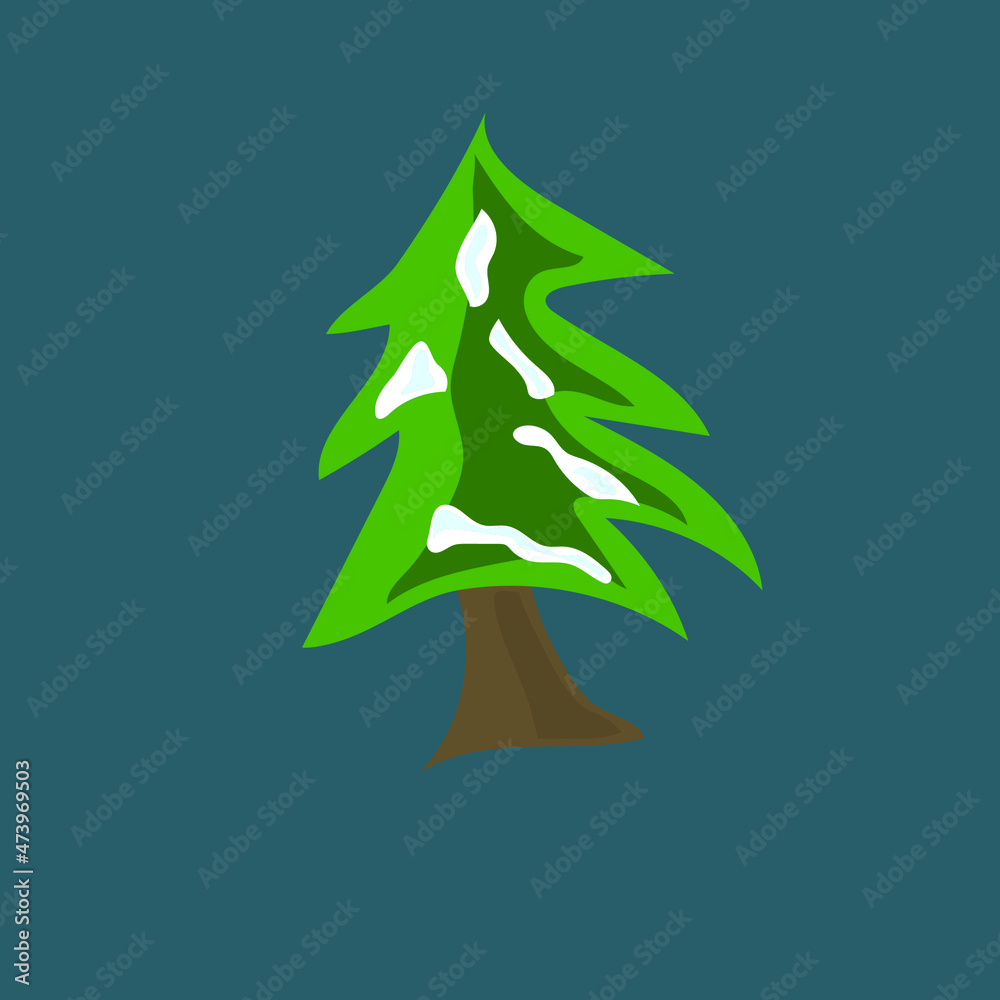 Fototapeta premium abstract christmas tree