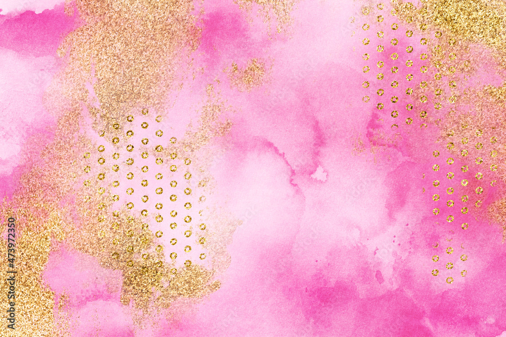 Pink Luxury Watercolor Background Texture