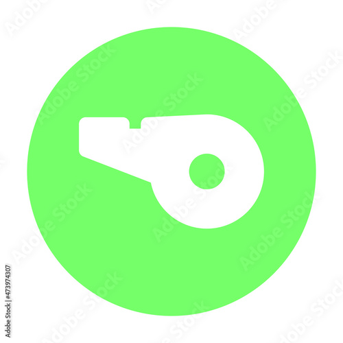 Whistle Vector icon which is suitable for commercial work and easily modify or edit it

