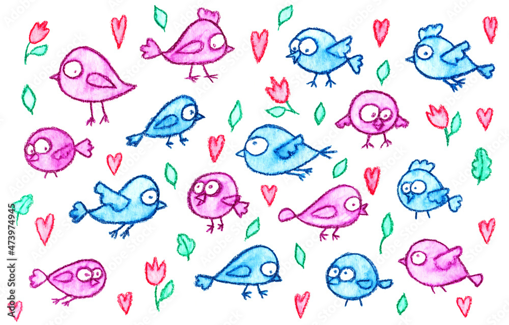 Cute little birds