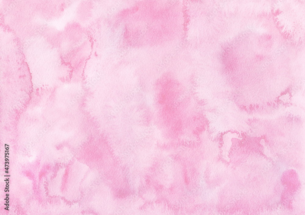 Fototapeta premium Pastel pink watercolor
