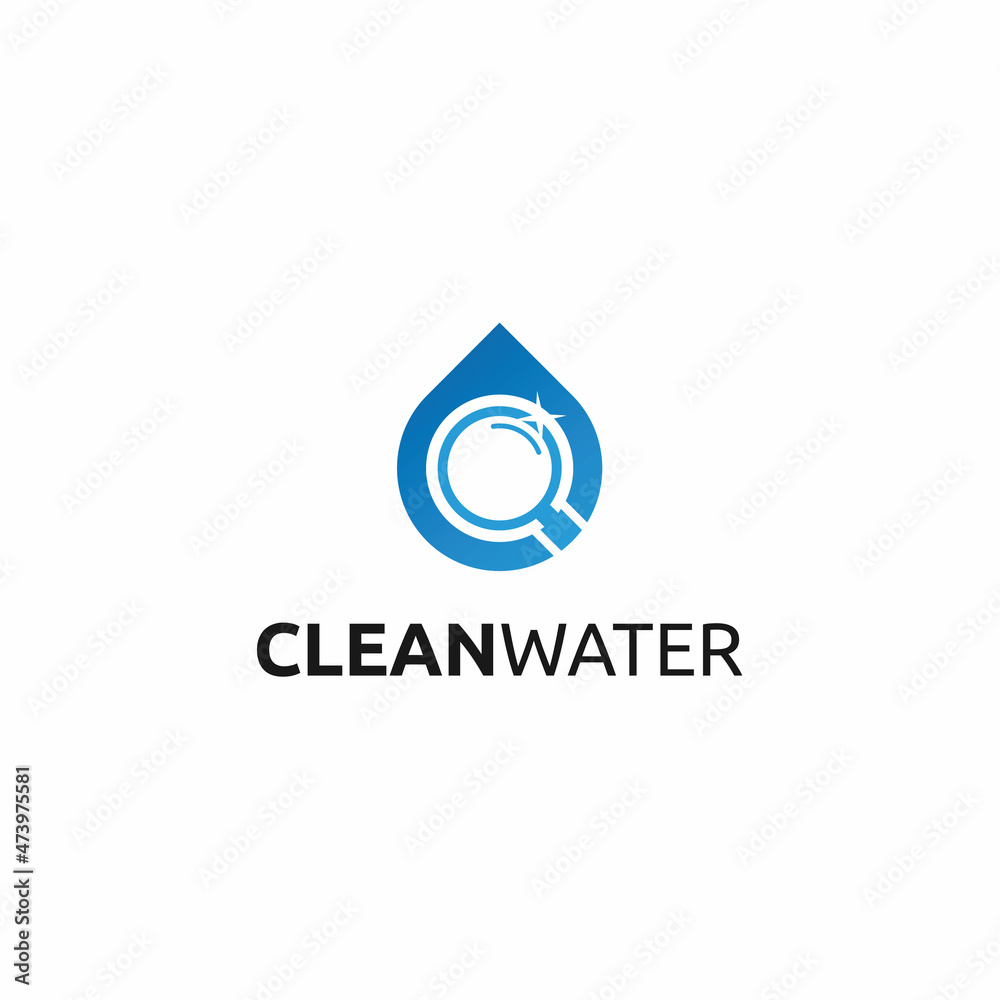 clean water logo design premium vector, abstract logo design clean water logo design premium vector, abstract logo design