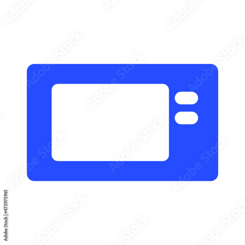 Microwave Oven Vector icon which is suitable for commercial work and easily modify or edit it