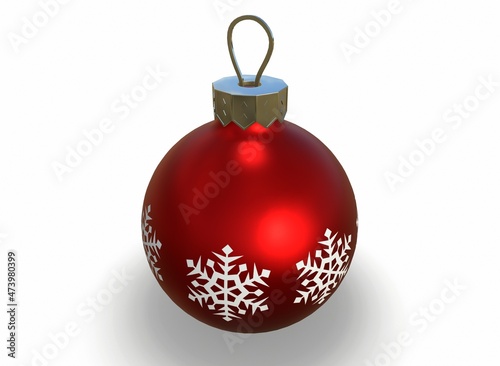 Merry Christmas and Happy New Year toy decoration 3d-rendering
