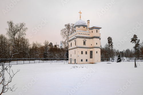 The skete of Patriarch Nikon at the walls of the New Jerusalem Monastery. Istra, Russia