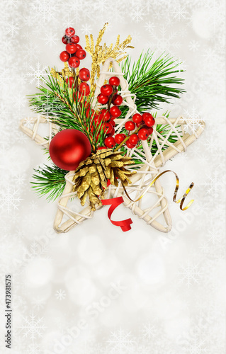 Christmas arrangement with ...
