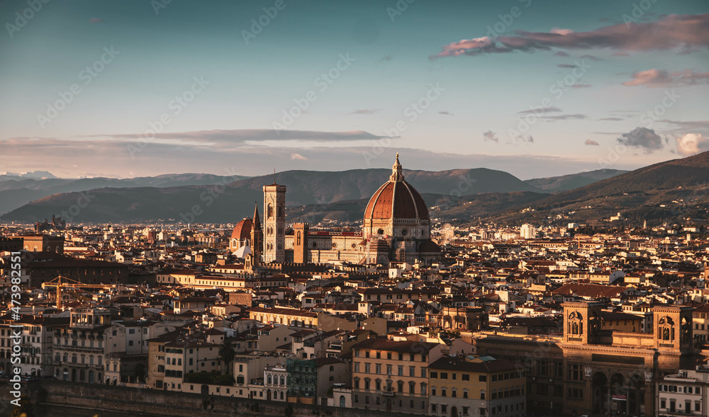 view of Firenze at sunset