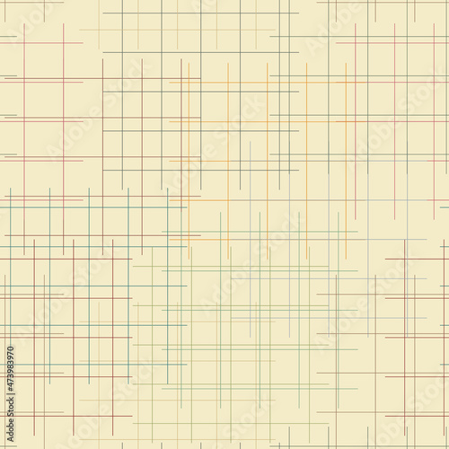 Seamless pattern, intersection of grids
