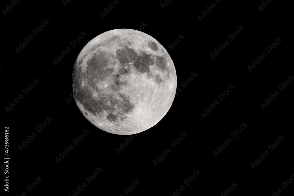 full moon over black full moon over black