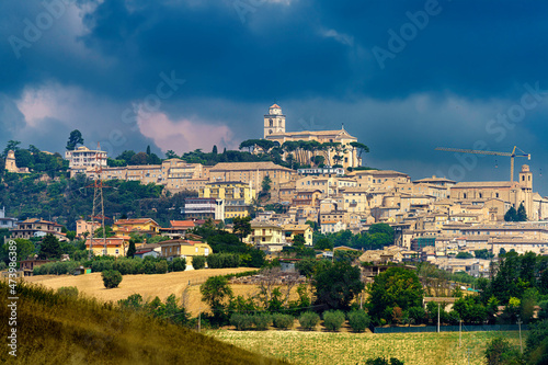 Fermo, Marche, Italy: panoramic view