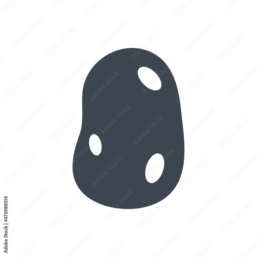 Fototapeta premium Potato icon ( vector illustration )