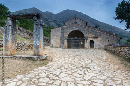 Santa Maria in Valle Porclaneta, of Campania-Abruzzese inspiration, is a church located in the municipality of Magliano de 'Marsi, near the hamlet of Rosciolo, in Abruzzo.