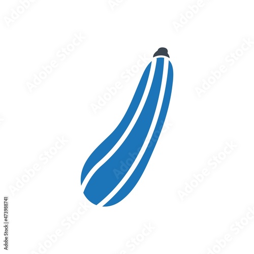 Courgette icon ( vector illustration )