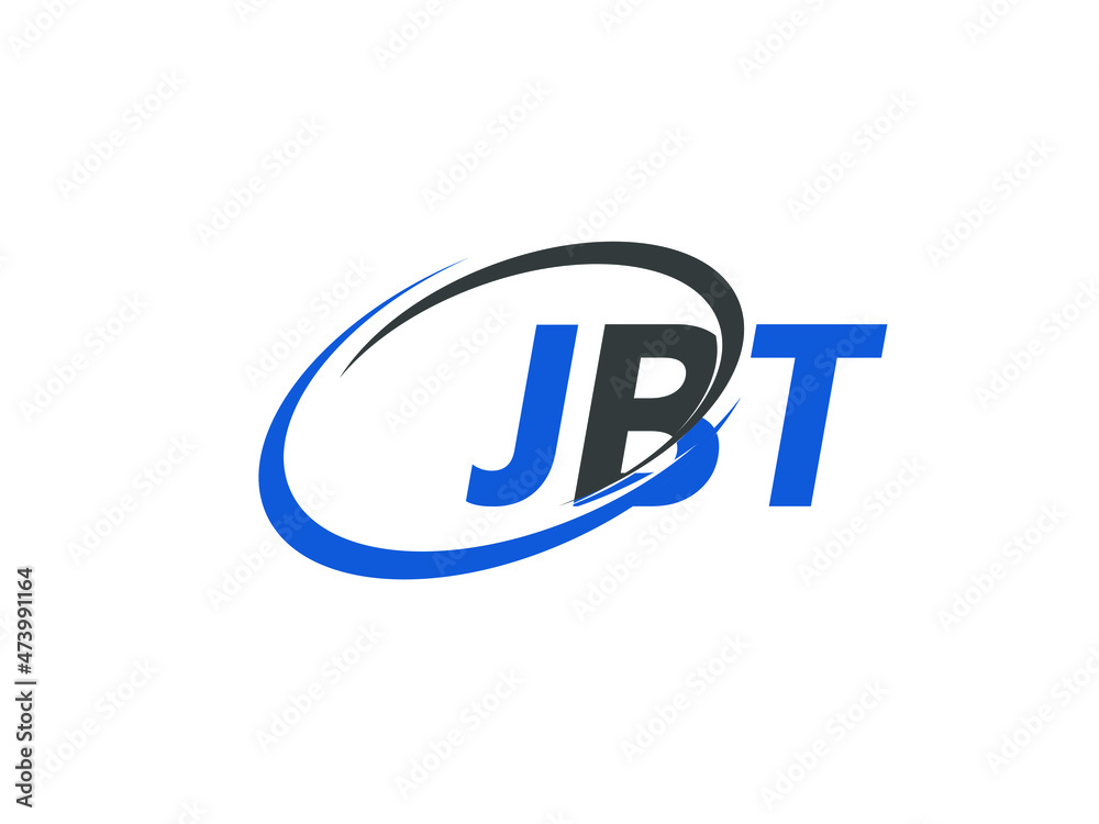 JBT letter creative modern elegant swoosh logo design JBT letter creative modern elegant swoosh logo design
