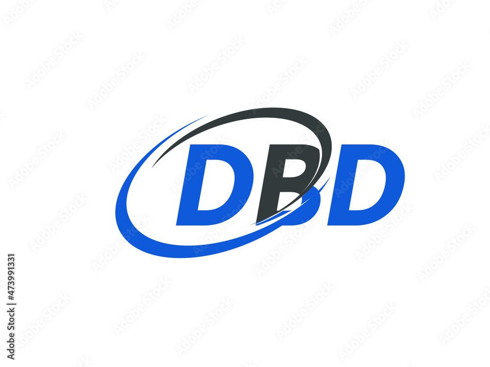 DBD letter creative modern elegant swoosh logo design DBD letter creative modern elegant swoosh logo design