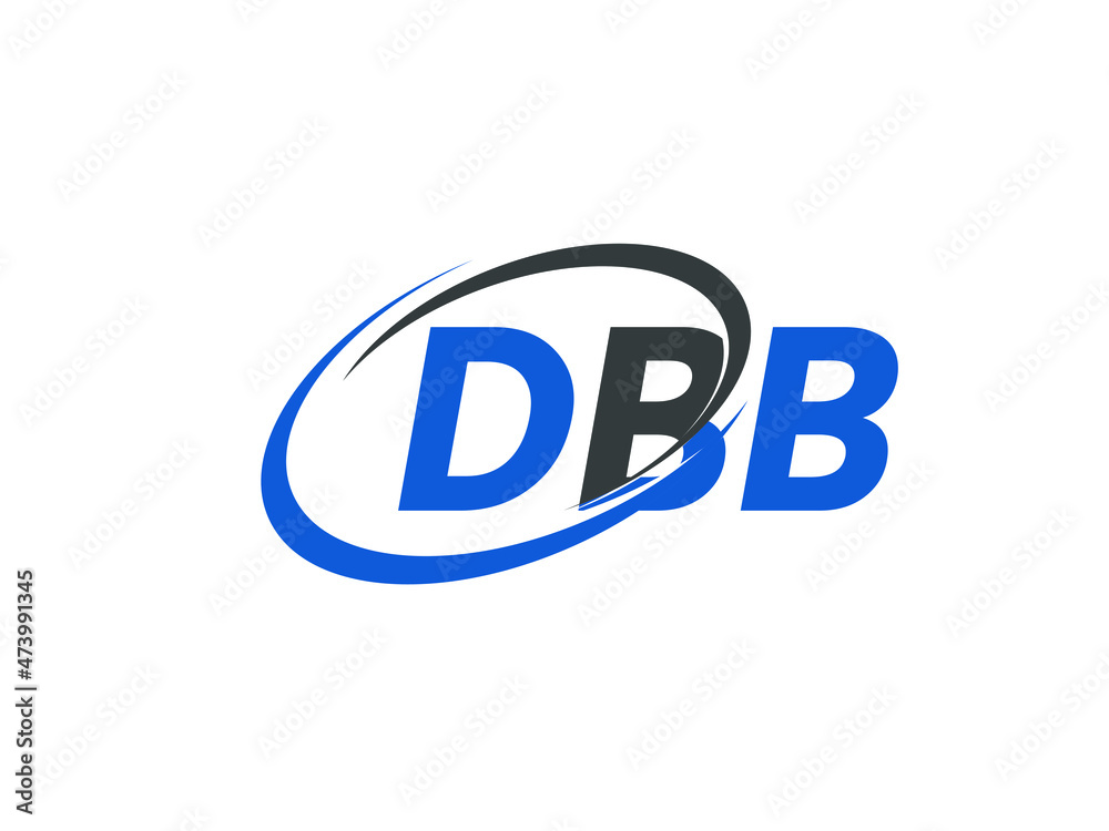 DBB letter creative modern elegant swoosh logo design DBB letter creative modern elegant swoosh logo design