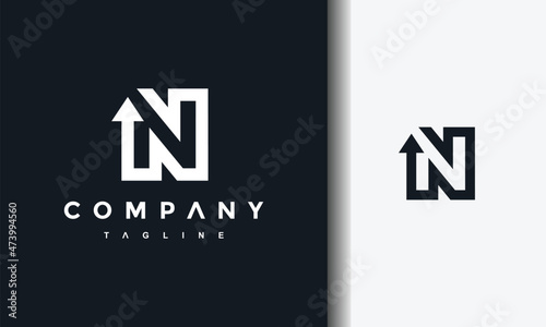letter N up north logo