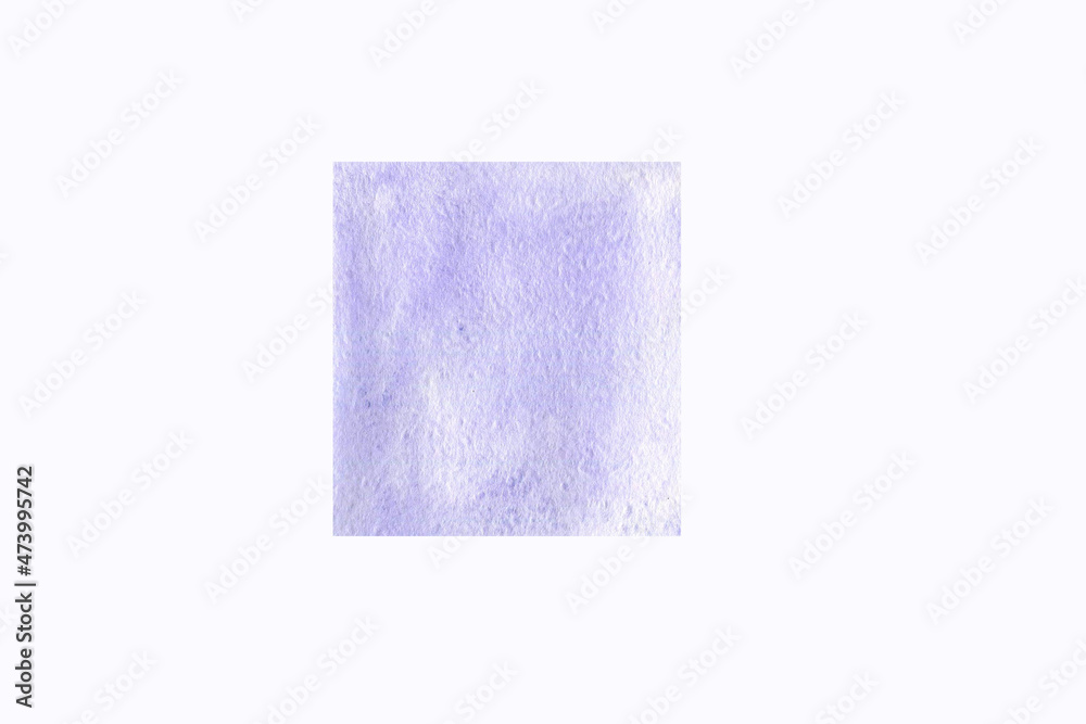 Violet watercolour paint in white background. Peri Color of the year 2022. Violet watercolour paint in white background. Peri Color of the year 2022.