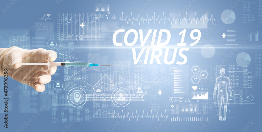 Syringe needle with virus vaccine Syringe needle with virus vaccine