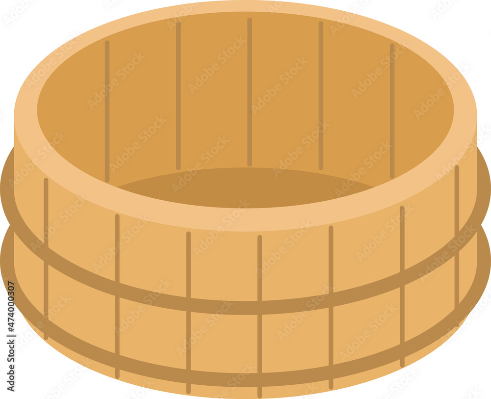 からっぽの風呂桶 Stock Vector Adobe Stock