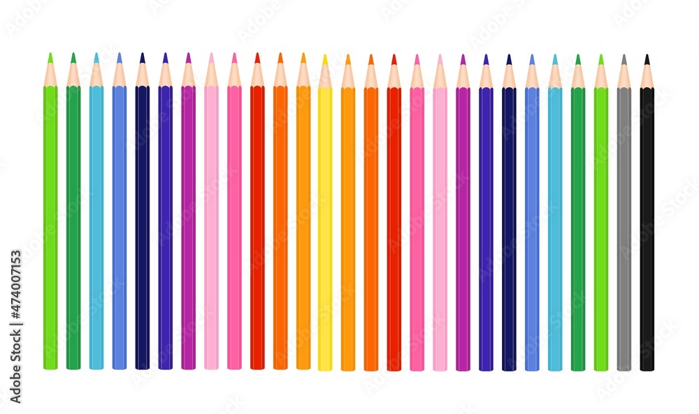 Colored pencils Colored pencils