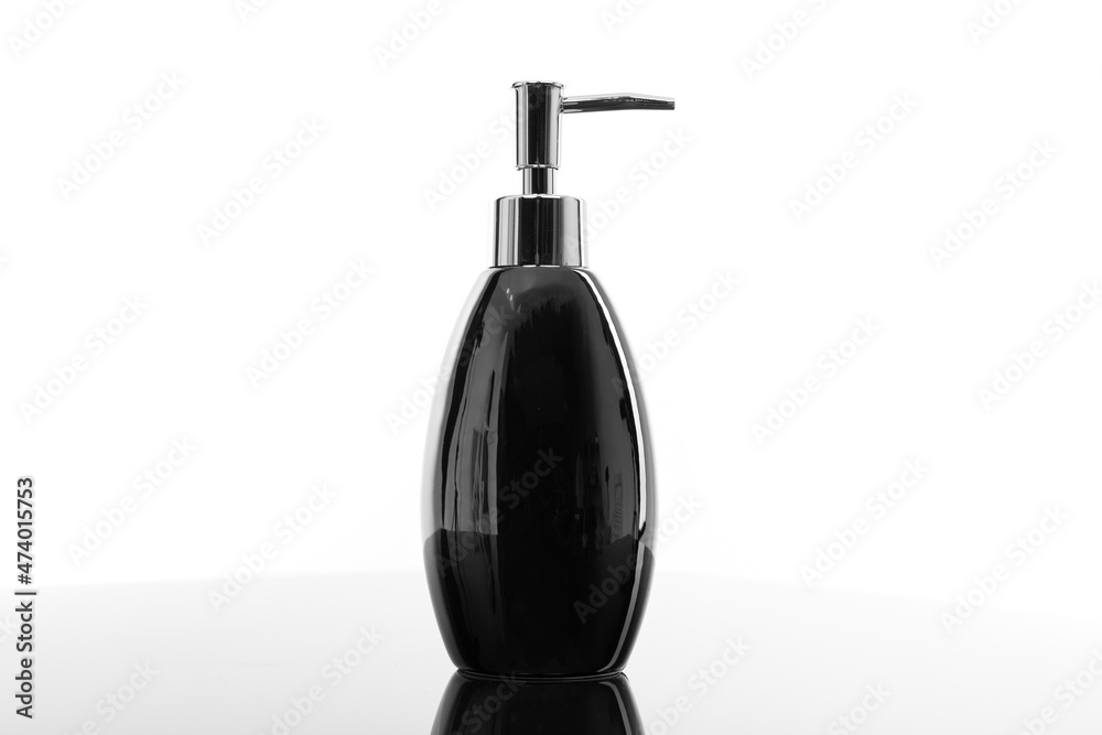 black liquid soap and antiseptic dispenser with chrome handle black liquid soap and antiseptic dispenser with chrome handle