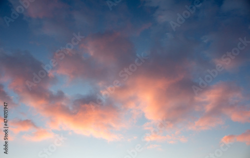Fototapeta Naklejka Na Ścianę i Meble -  clouds at sunset..