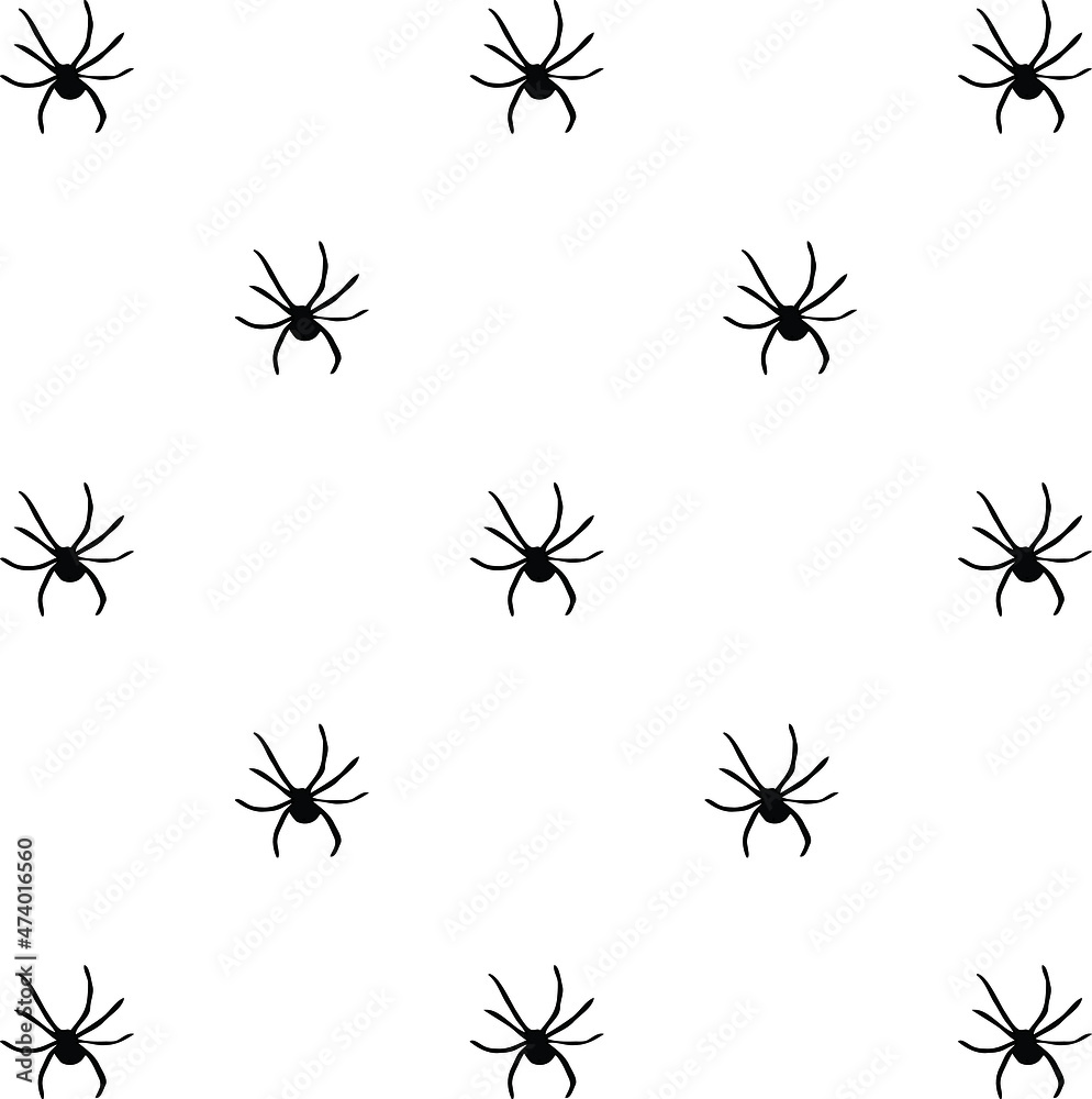 Black widow silhouette vector background poster  illustration