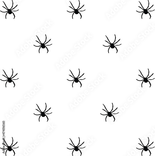 Black widow silhouette vector background poster  illustration © bOBAN