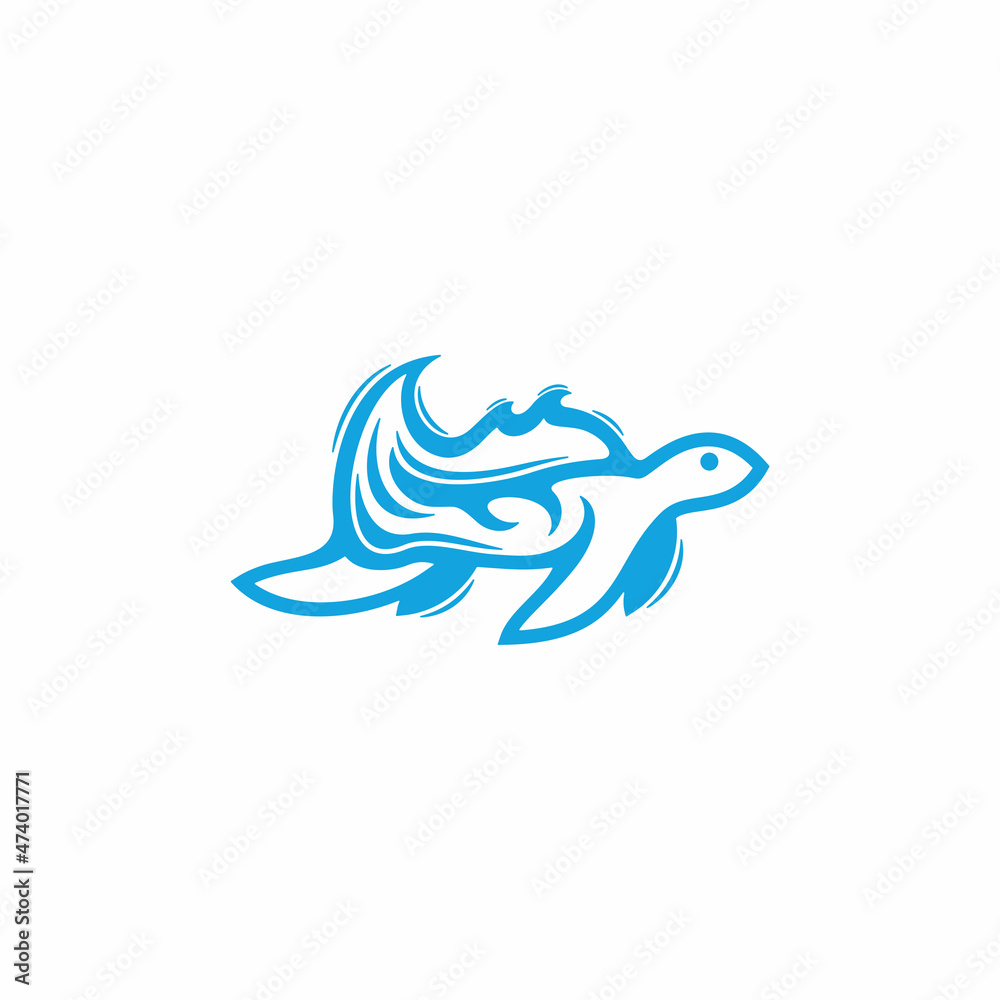 Turtle Wave Creative Logo Design