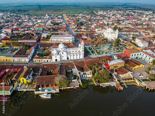 Tlacotalpan town in Veracruz, Mexico photo