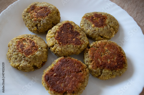 Fotografía lentil cutlets
