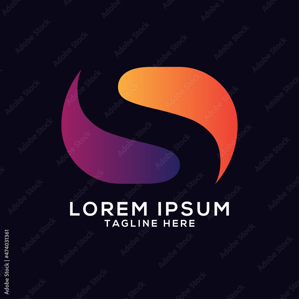 s letter mark monogram logo design vector template s letter mark monogram logo design vector template