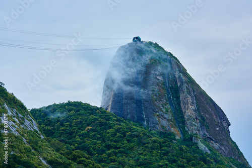 Pão de Açúcar visto da Praia Vermelha no Rio de Janeiro photo