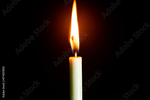 Blackout day so here's a candle,Candle, Flame, Candlelight, Dark, Black Background