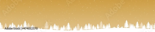 simple christmas background with typical elements