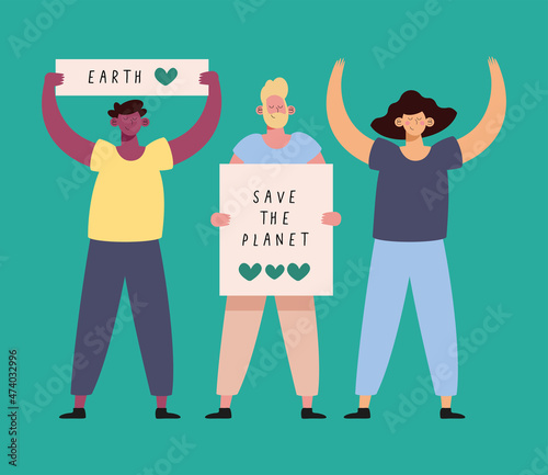 three ecologists characters