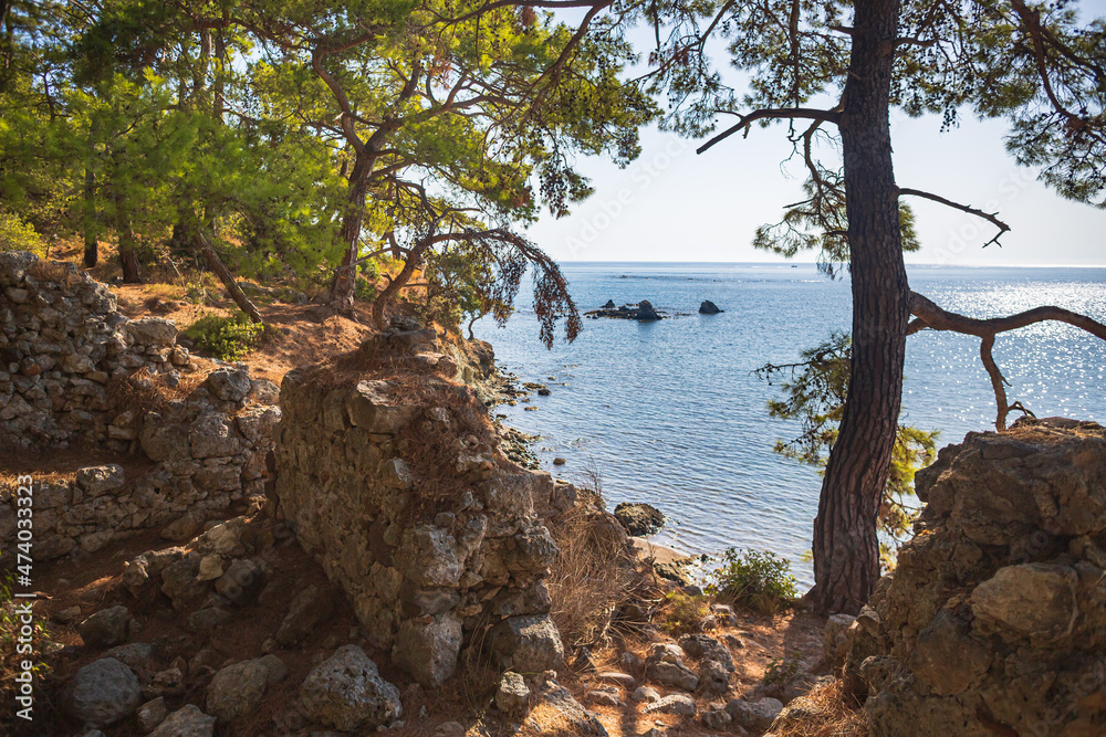 Phaselis ruin