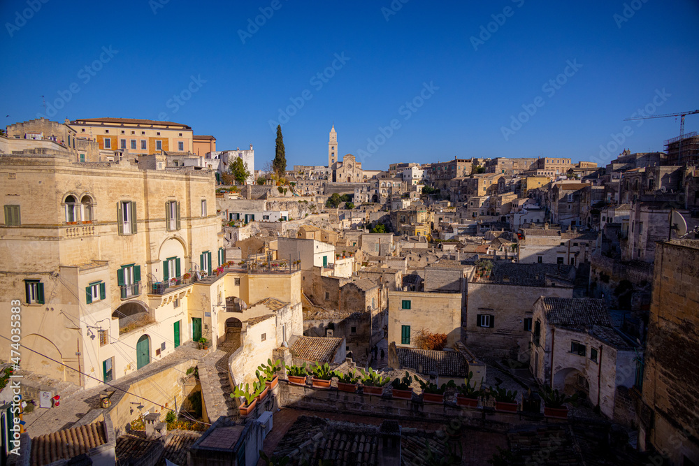 The ancient buildings of Matera in Italy - the cultural capital of Europe - travel photography