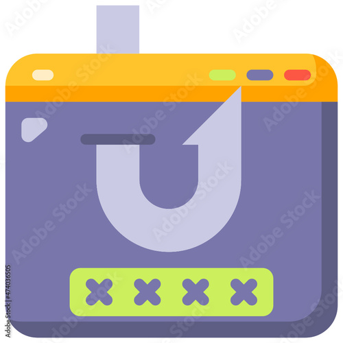 phishing flat icon