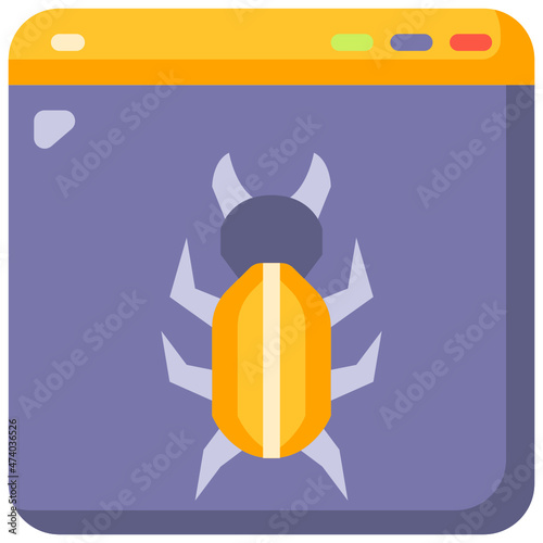 virus flat icon
